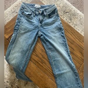 SHYANNE WOMEN'S CATALINA LIGHT MEDIUM WASH HIGH RISE STRETCH FLARE JEANS